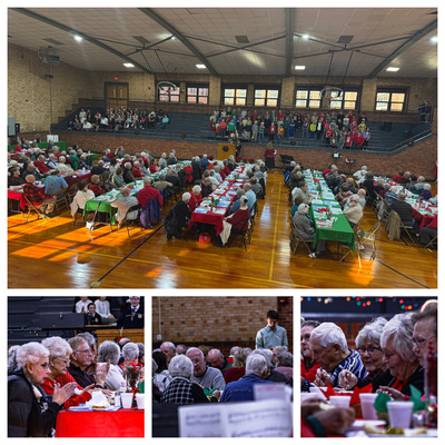 FCCLA members serving our community at the Annual Senior Citizens Dinner