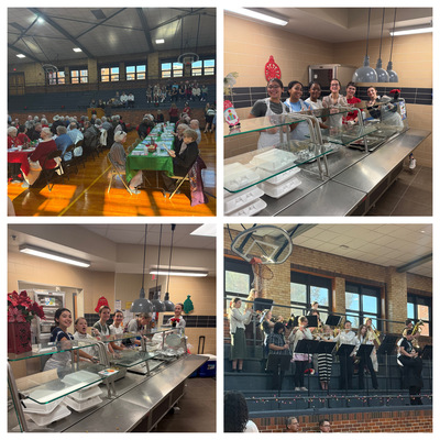 FCCLA members serving our community at the Annual Senior Citizens Dinner