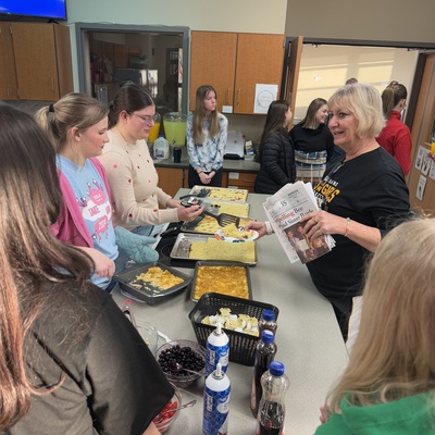 Honoring our teachers, FCCLA held a teacher appreciation breakfast!