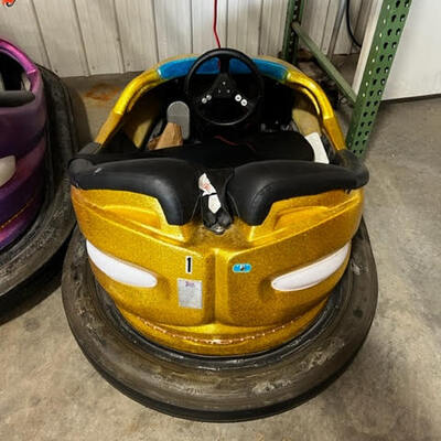 yellow bumper car