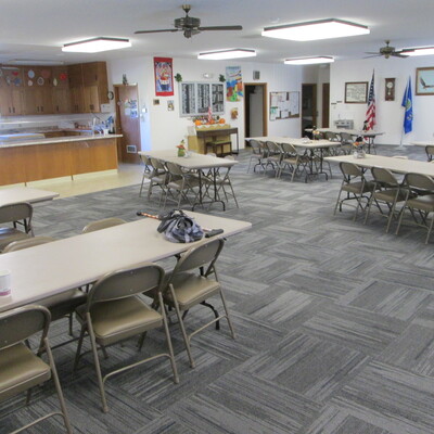 Senior Center indoors w/new carpet