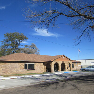Senior Center left outside