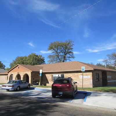 Senior Center right outside