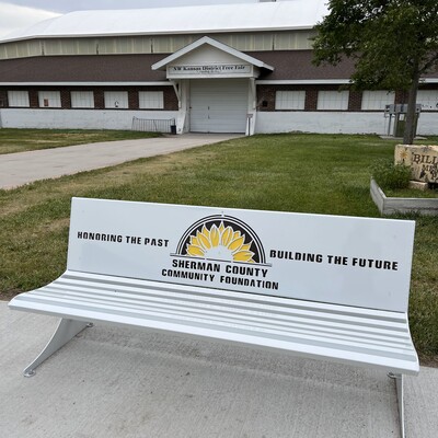 Bench at fairgrounds