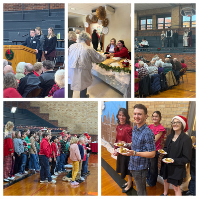 FCCLA members serving our community at the Annual Senior Citizens Dinner
